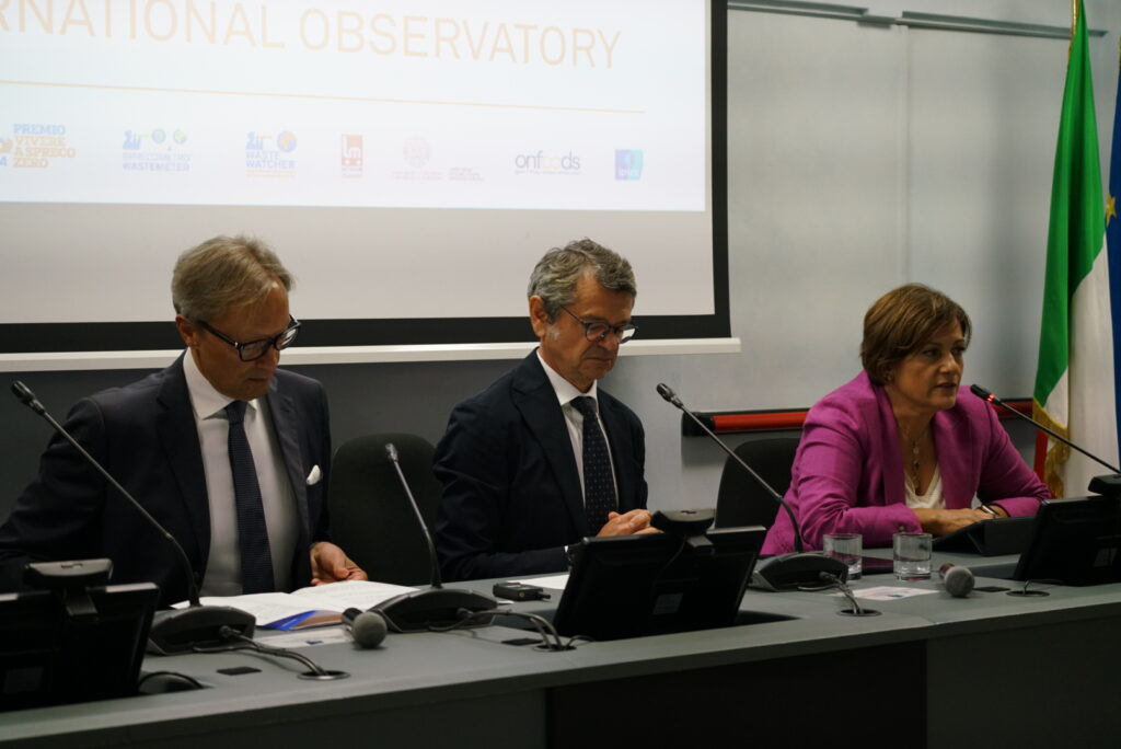 Fabrizio Spada (Parlamento europeo), Andrea Segrè ed Elena Grech (Commissione europea)